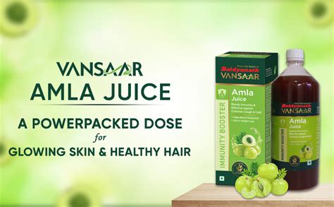 Buy Baidyanath Vansaar Amla Juice Strong Healthy Hair Detox Juice