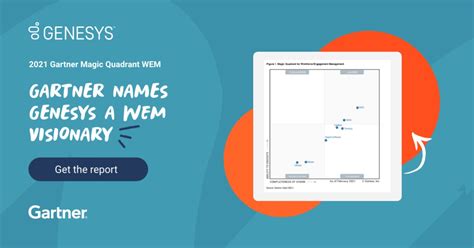 Genesys On Linkedin 2021 Gartner Magic Quadrant For Wem Genesys