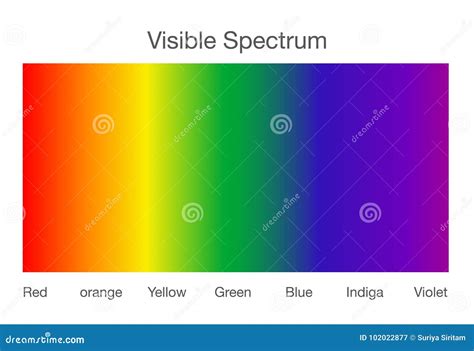 Visible Spectrum Color, Electromagnetic Spectrum That Visible To The ...