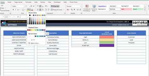 Excel Crm Template For Customer Relationship Management