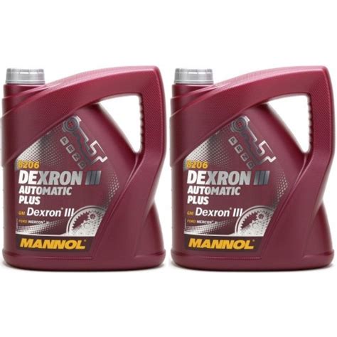 MANNOL Dexron III Automatic Plus 2x 4l = 8 Liter - Motoröl günstig kaufen