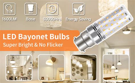 Tomosu Bayonet Light Bulb Natural White Amazon Co Uk Lighting