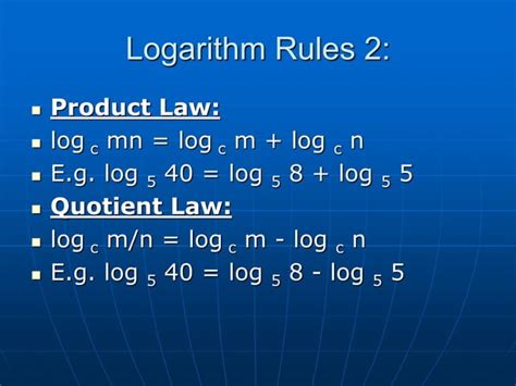 Exponents And Logs Ppt