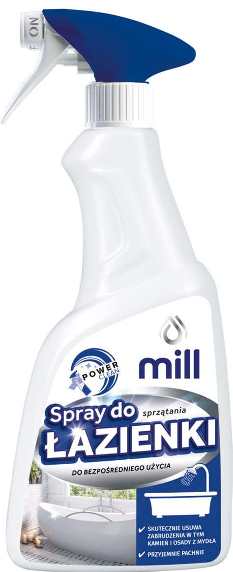 MILL płyn do czyszczenia łazienki w sprayu 555 ml Drogeria