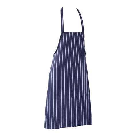 Butchers Chef Pinstripe Bib Apron Australian Linen Supply