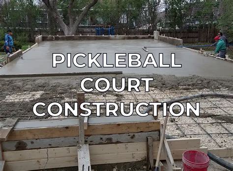 Pickleball Court Construction - South Texas Sport Court