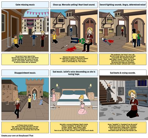 Romeo Juliet Storyboard By B1e96f59