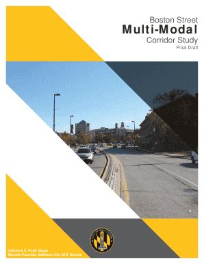 Fillable Online Transportation Baltimorecity Multi Modal Fax Email