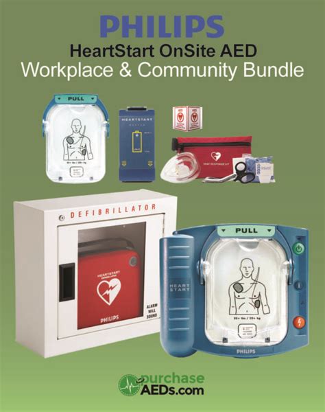 Philips HeartStart OnSite Workplace & Community Bundle