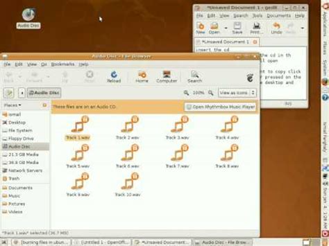 How To Burn Files From A Cd Dvd To An Empty Cd Dvd In Ubuntu YouTube