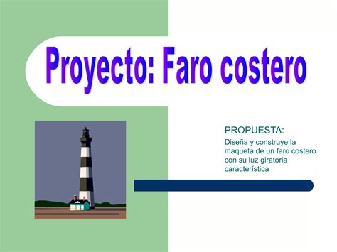 Proyecto Faro Animado PPT Descarga Gratuita