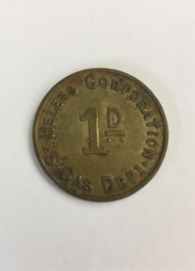 St Helens Corporation Gas Coin C1940s St Helens Heritage Hub