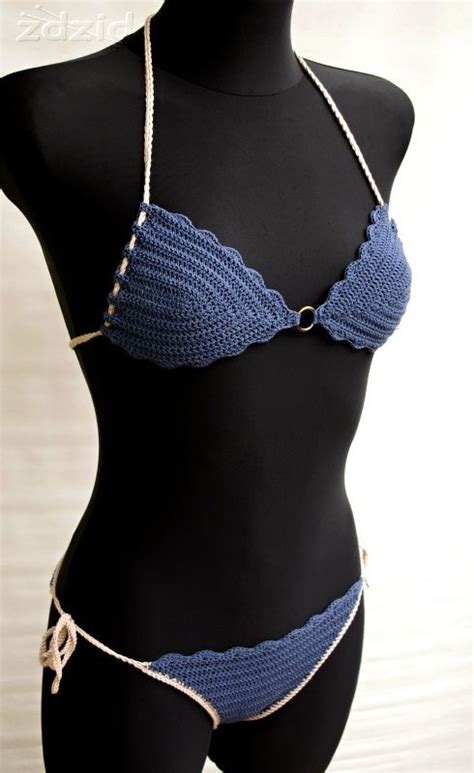 Stroje bikini i monokini ręcznie robione