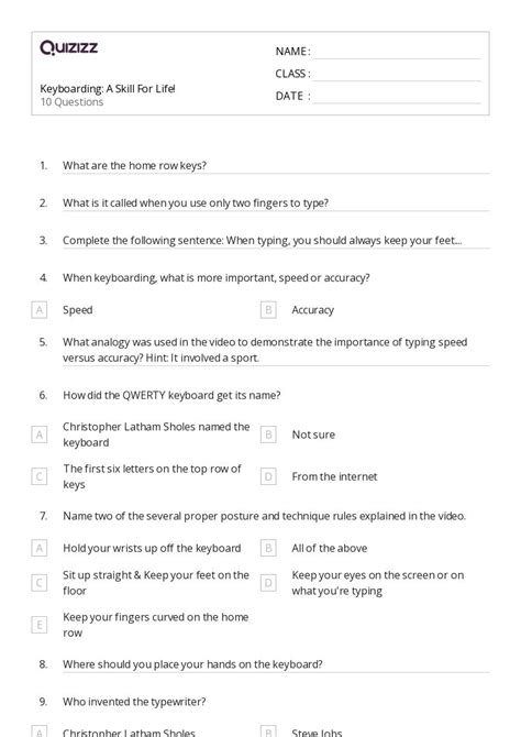 Typing Home Row Practice