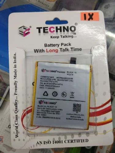 Techno Lithium Battery Techno Mobile Battery Latest Price Dealers