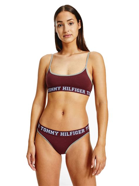 TOMMY HILFIGER DÁMSKÉ KALHOTKY BIKINI RED UW0UW03163 VLP