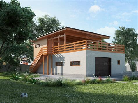 Гараж - проект панельно-каркасного дома из СИП панелей от компании ...