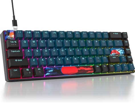 Ussixchare Teclado Mec Nico Para Juegos Teclas Rgb Teclado Para