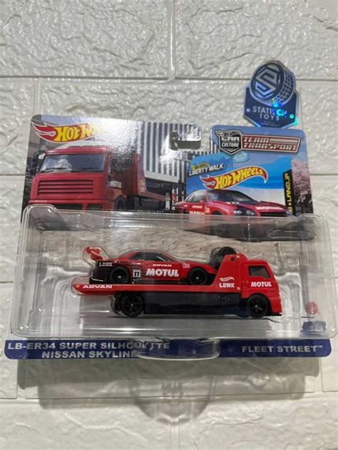 Jual Hot Wheels Fleet Street R Skyline Motul Team Transport Hotwheels Di Seller Statisch