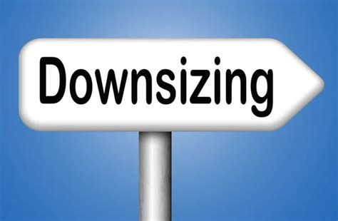 downsizing road sign stock image everypixel