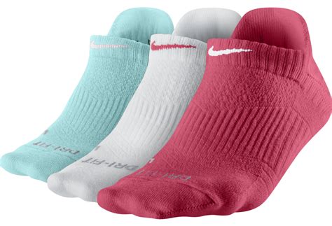 Nike Womens Dri Fit Lightweight No Show Tab Socks 3 Pack Pga Tour