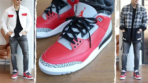 Jordan 3 Fire Red Outfit