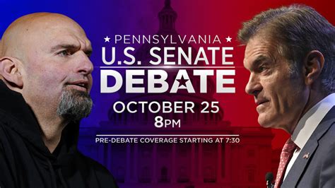 Live At 8pm Fetterman Oz To Battle In Exclusive Pennsylvania Senate Debate