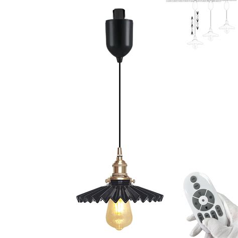 FSLiving Adjustable Height H Type Track Lighting With Ceramic Marble