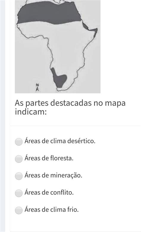 2 Observe O Mapa A Seguir As Partes Destacadas No Mapa Indicam