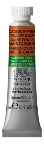 Acuarelas Profesionales Winsor Newton Serie 4 Tubo 5ml Color Amarillo