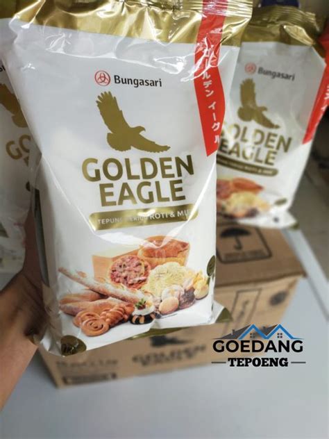 Bungasari Tepung Terigu Protein Tinggi Premium Golden Eagle Kg