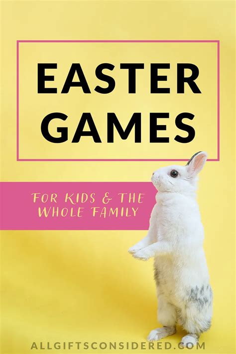 40 Best Easter Games for Kids (& The Whole Family) » All Gifts Considered