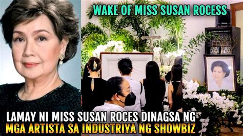 LAMAY Ni Miss SUSAN ROCES Dinagsa Ng Mga Artista Na NAGLULUKSA Sa