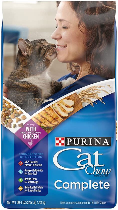 Purina Cat Chow High Protein Dry Cat Food Complete 4 315 Lb Bags