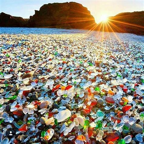 Glass Beach, Fort Bragg, California, USA : r/pics