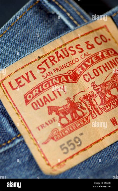 Étiquette De Jean Levi Strauss Photo Stock Alamy