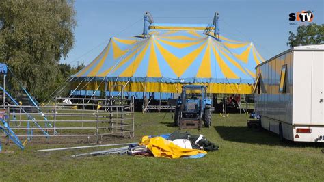 Gastspiel des Circus Karl Altoff Köllner in Pößneck im Lutschgenpark