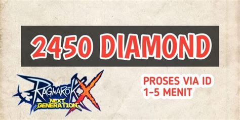 Beli Top Up 2450 Diamonds Ragnarok X Next Generation Terlengkap Dan