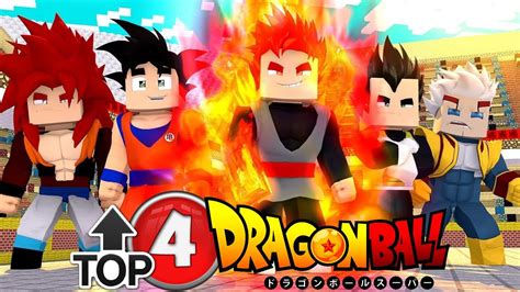 TOP 4 MEJORES ADDONS DE DRAGON BALL PARA MINECRAFT PE MODS DE DRAGON