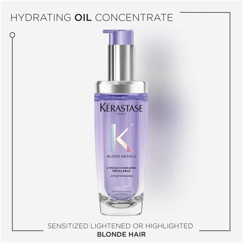 Kérastase Blond Absolu Blond Absolu L´Huile Cicagloss Refillable Hair ...