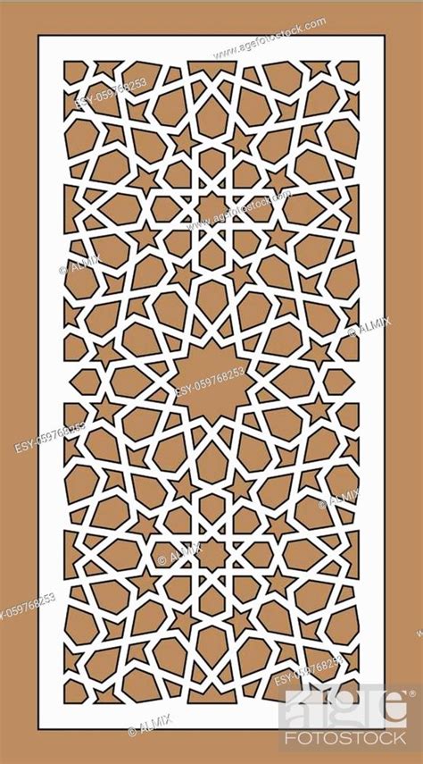 Cnc Decorative Pattern Jali Design Interior Element Islamic Arabic