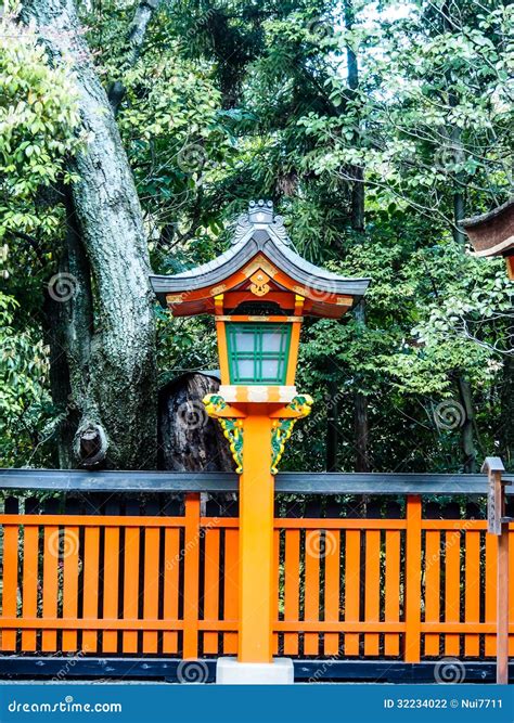 Japanese Wooden Lantern Stock Photography Image 32234022