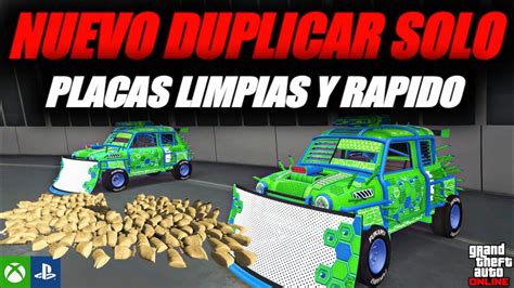 COMO DUPLICAR COCHES SOLO Y MASIVO PLACAS LIMPIAS CADA 1MIN EN PS4 PS5