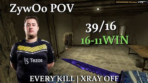 Vitality ZywOo 39 16 Playing Mirage On FACEIT POV CSGO 2023 YouTube