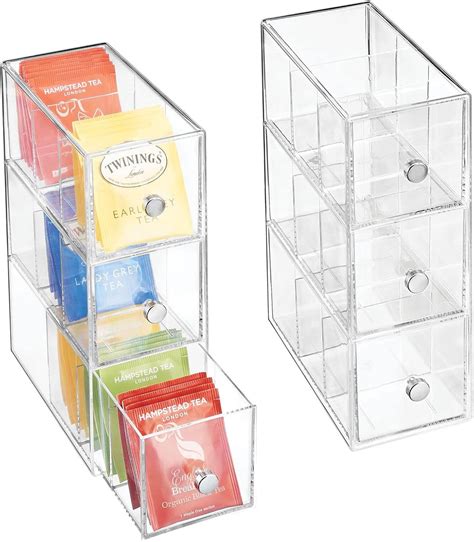 Amazon De Mdesign K Chen Organizer Mit Jeweils Schubladen