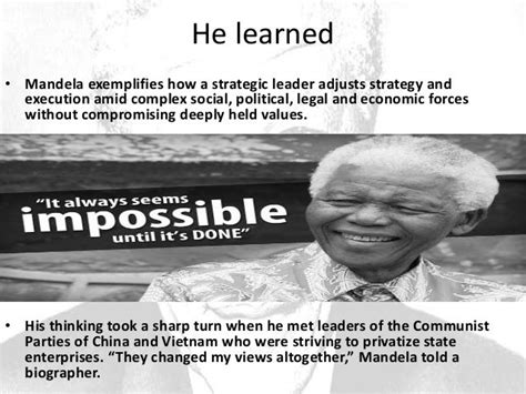 Leadership style Nelson Mandela