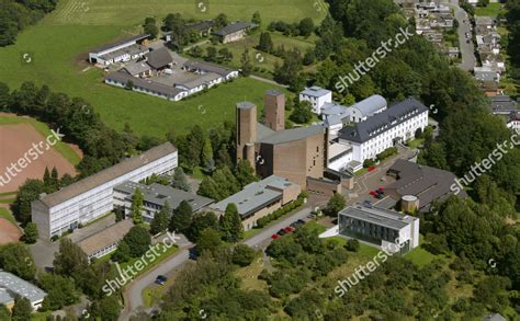 Aerial View Koenigsmuenster Abbey Benedictine Monastery Editorial Stock