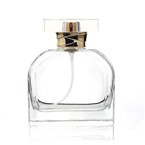 High Quality Elegant Round 100ml Clear Glass Perfume Bottle High