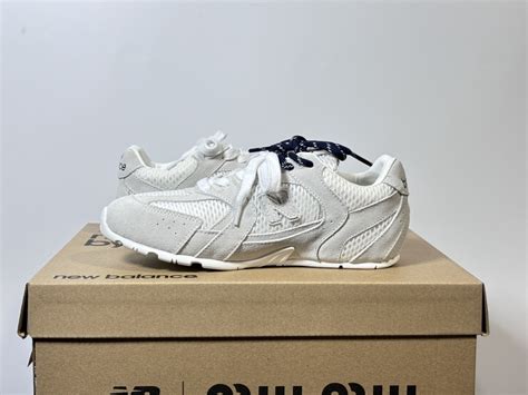 New Balance X Miu Miu Sl White Sneakercool