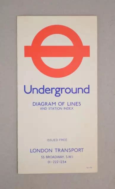 London Transport Underground Map Diagram Of The Lines Garbutt No